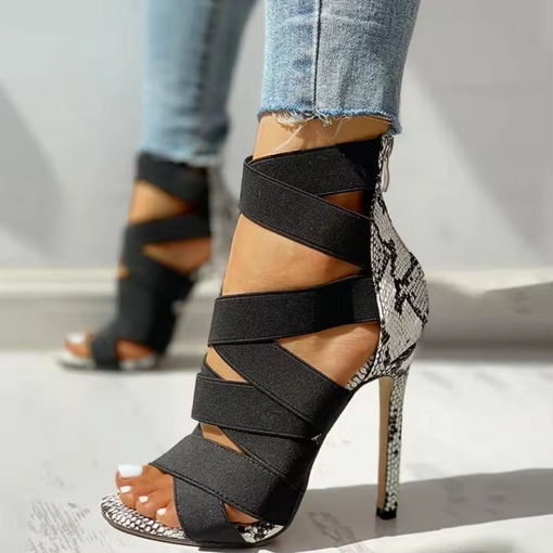 Venin Chic - sandales gladiator à talon